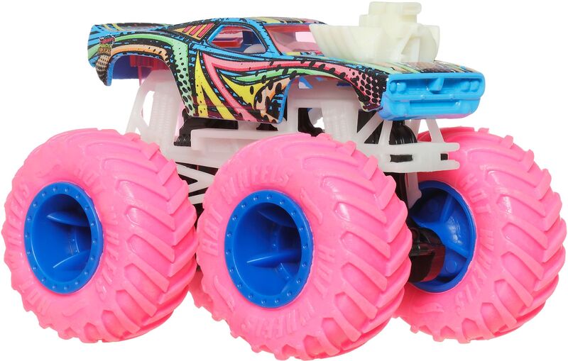 Hot Wheels Monster Trucks Glow-In-The-Dark-10 Σχέδια (JFX08) φωτογραφία