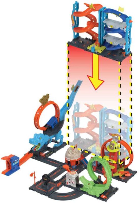 Mattel Hot Wheels City Πύργος Ταχύτητας 2Σε1 - HKX43 - φωτογραφία 4