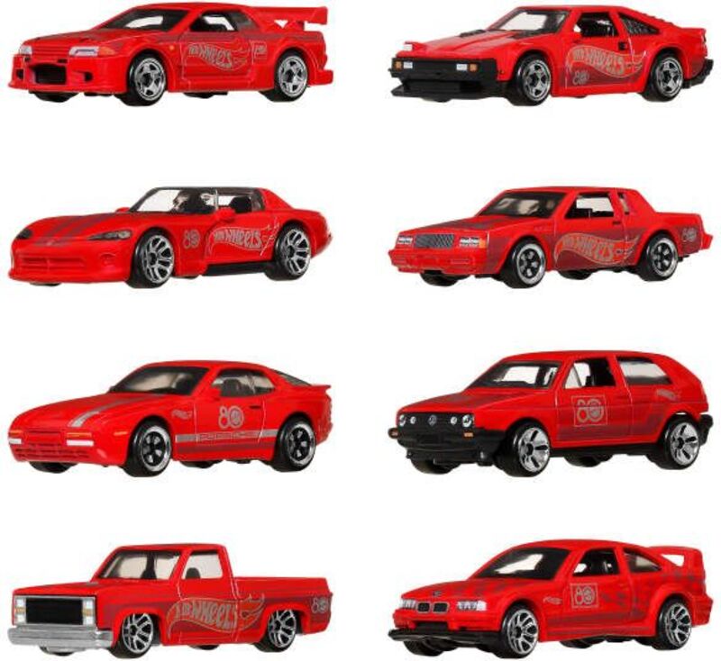Hot Wheels Αυτοκινητάκια Σετ Των 8-80 Χρόνια (JGK09)