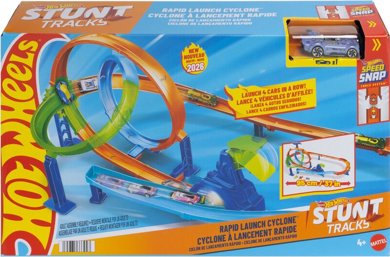 Hot Wheels Πίστα Γρήγορη Εκτόξευση & Σύγκρουση (JHK73) - φωτογραφία 2
