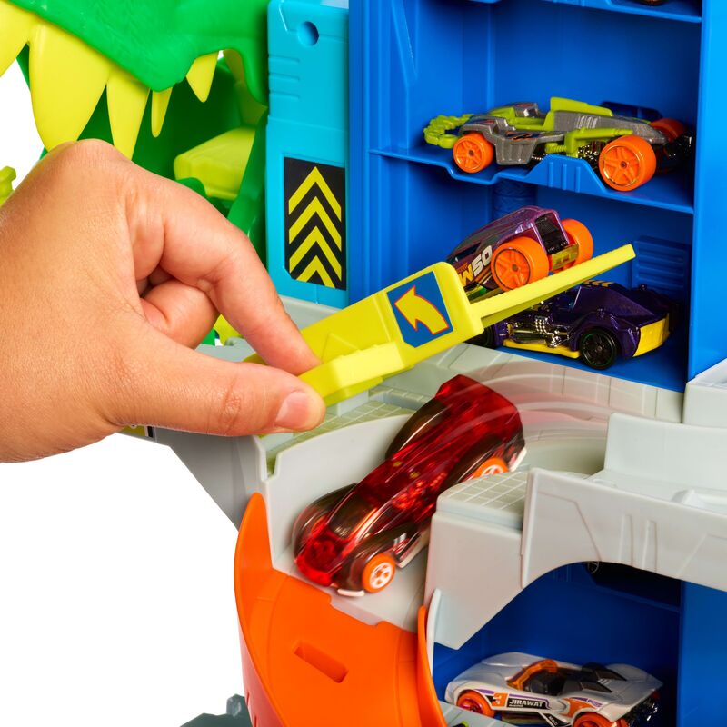 Mattel Hot Wheels Απόλυτο Γκαράζ T-Rex Με Πίστα City - JHL98 - φωτογραφία 5