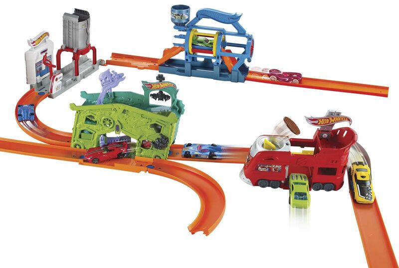 Hot Wheels Αναδιπλούμενες Πίστες City-4 Σχέδια (FJN34) - φωτογραφία 7
