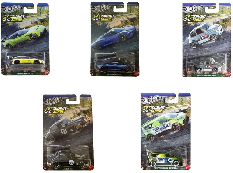 Hot Wheels Αυτοκινητάκια-Αυτοκινητοβιομηχανίες UK Hill Climbers-5 Σχέδια (JLT22) - φωτογραφία 3