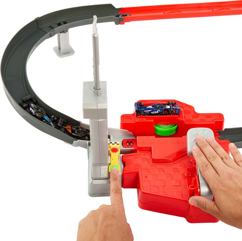 Mattel Πίστα Hot Wheels Racing Formula 1 Sprint & 3 Αυτοκινητάκια - JDY15 - φωτογραφία 5