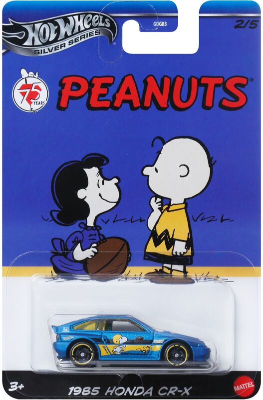 Hot Wheels Αυτοκινητάκια-Peanuts 75th-5 Σχέδια-1Τμχ (JDY88) - φωτογραφία 3
