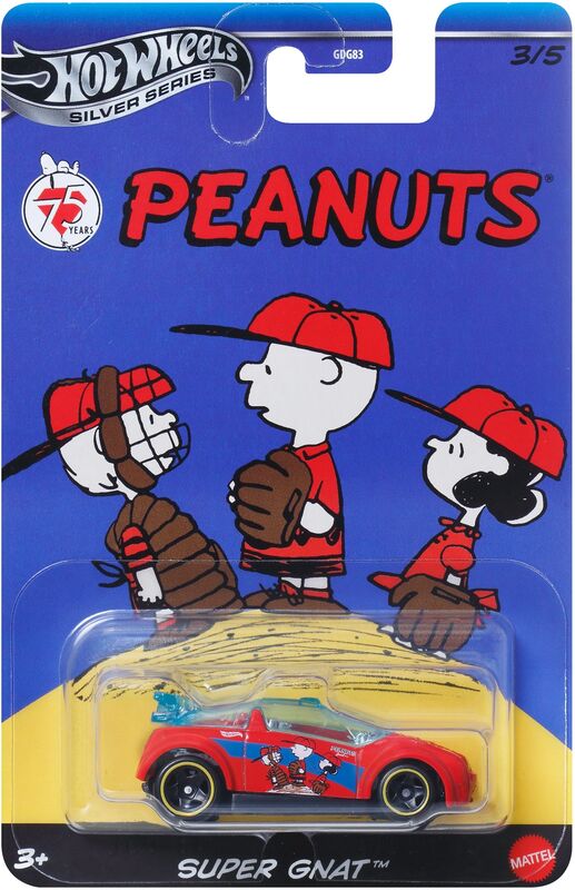 Hot Wheels Αυτοκινητάκια-Peanuts 75th-5 Σχέδια-1Τμχ (JDY88) - φωτογραφία 4