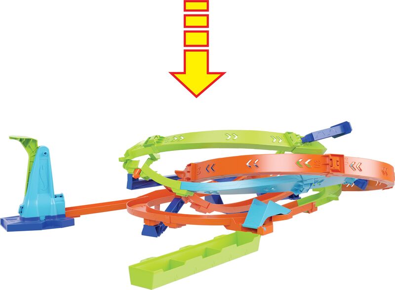 Hot Wheels Πίστα Σούπερ Extreme Λουπ (HTK16) - φωτογραφία 3