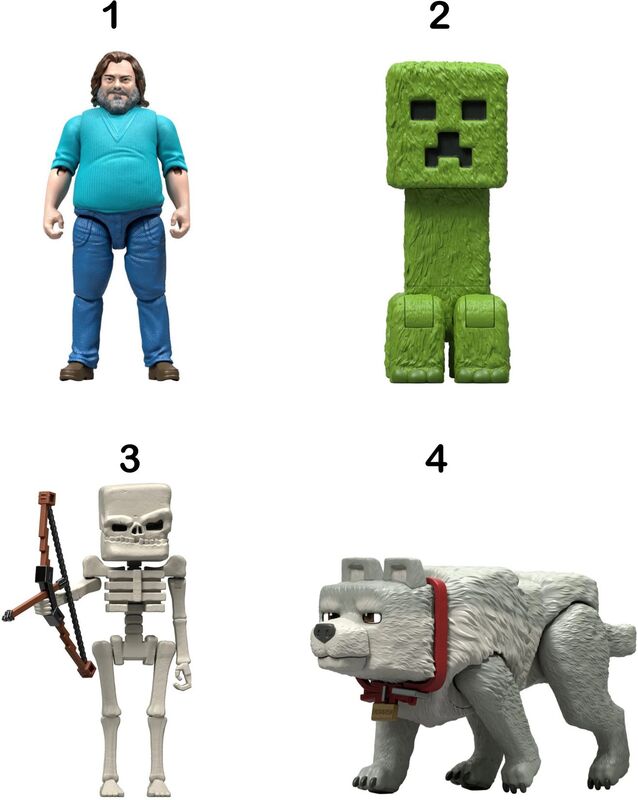 Minecraft Movie Φιγούρες-4 Σχέδια (JFR44) - φωτογραφία 2