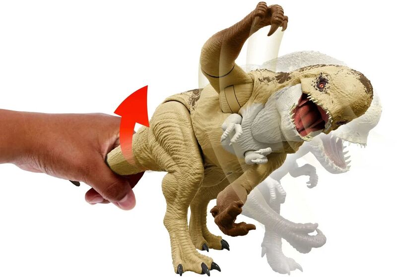 Jurassic World Rebirth "Κακός" Δεινόσαυρος Με Λειτουργία Επίθεσης & Ήχους (JGB58) - φωτογραφία 4