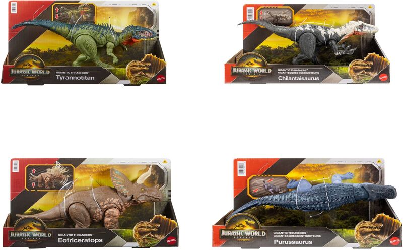 Jurassic World Rebirth Μεγάλοι Δεινόσαυροι-4 Σχέδια (JGB92) - φωτογραφία 3