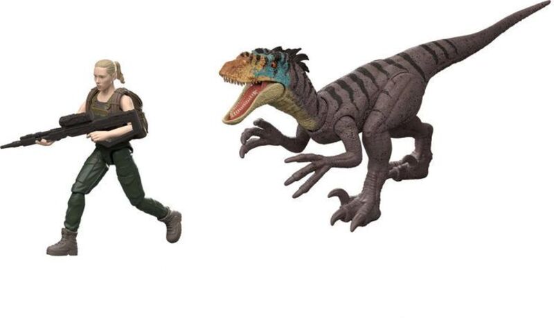 Jurassic World Rebirth Φιγούρες Δεινοσαύρων Με Φιγούρα-2 Σχέδια (JGB82)