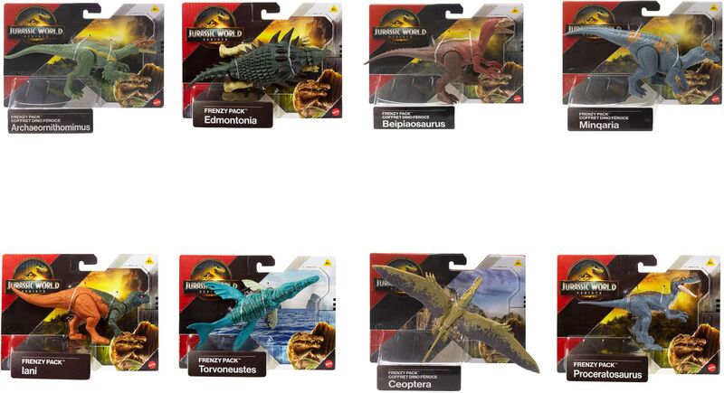 Jurassic World Rebirth Φιγούρες Δεινοσαύρων-8 Σχέδια (JGB72) - φωτογραφία 3
