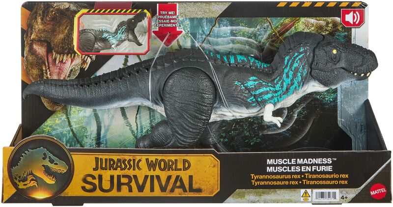 Jurassic World T-Rex Με Διόγκωση Μυών (JKG92) - φωτογραφία 2
