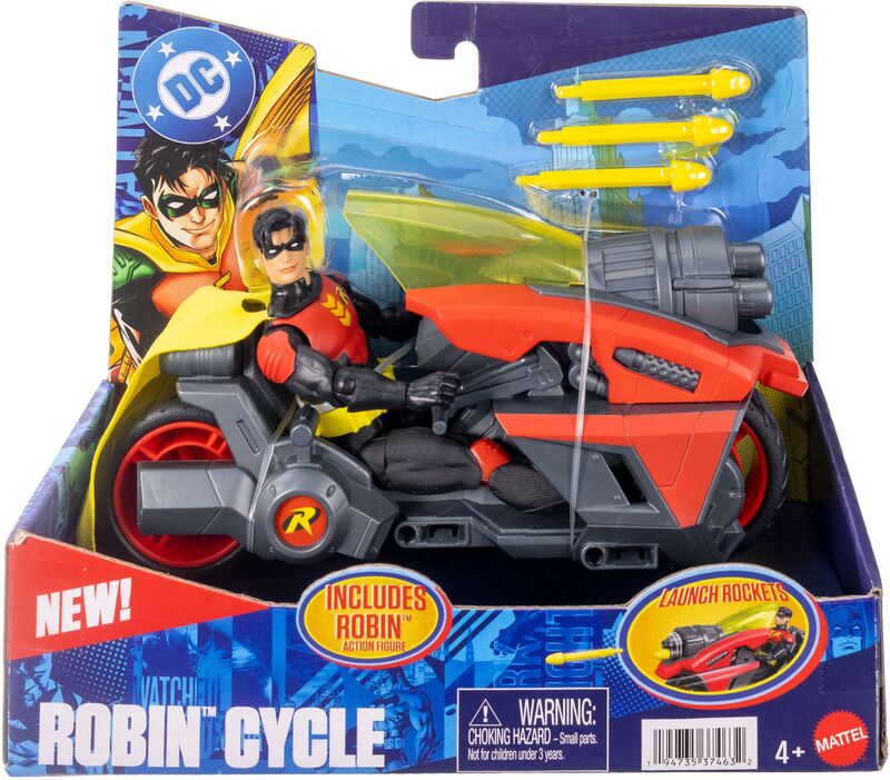 DC Μηχανή Του Robin Με Φιγούρα 15cm. (JMD51) - φωτογραφία 2