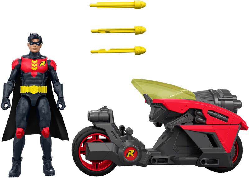 DC Μηχανή Του Robin Με Φιγούρα 15cm. (JMD51) - φωτογραφία 3