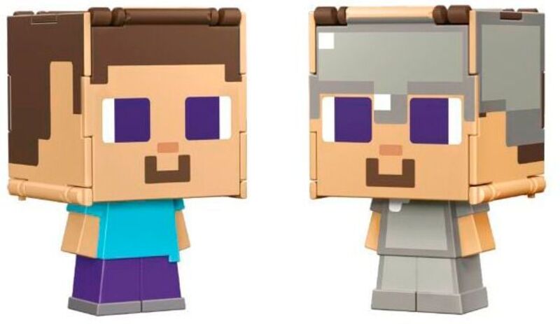 Minecraft Φιγούρες Flippin-5 Σχέδια (HTL43) - φωτογραφία 4
