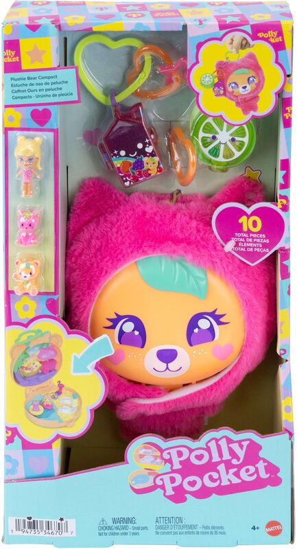 Mattel Polly Pocket Mini Λούτρινο Αρκουδάκι - JKC79 - φωτογραφία 2
