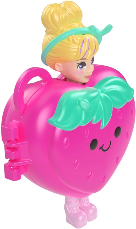 Polly Pocket Polly Κούκλα Με Αξεσουάρ & Μπρελόκ Μεγάλο Pack-3 Σχέδια (JKR51) - φωτογραφία 7