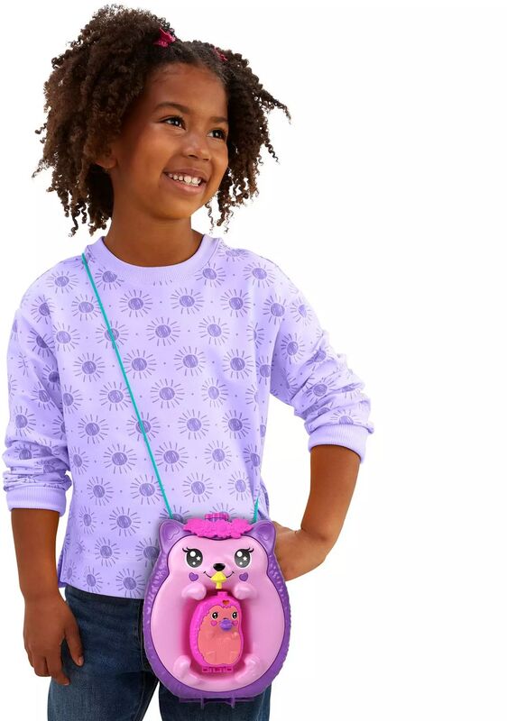 Polly Pocket Polly Mini-Τσαντάκι Trendy Μαμά Σκαντζόχοιρος & Σκαντζοχοιράκι (JBJ91) - φωτογραφία 5