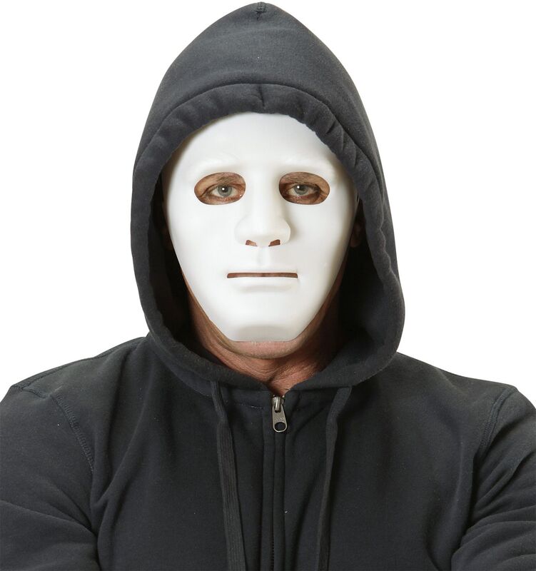 WM Μάσκα Λευκή Anonymous (00851) - φωτογραφία 2