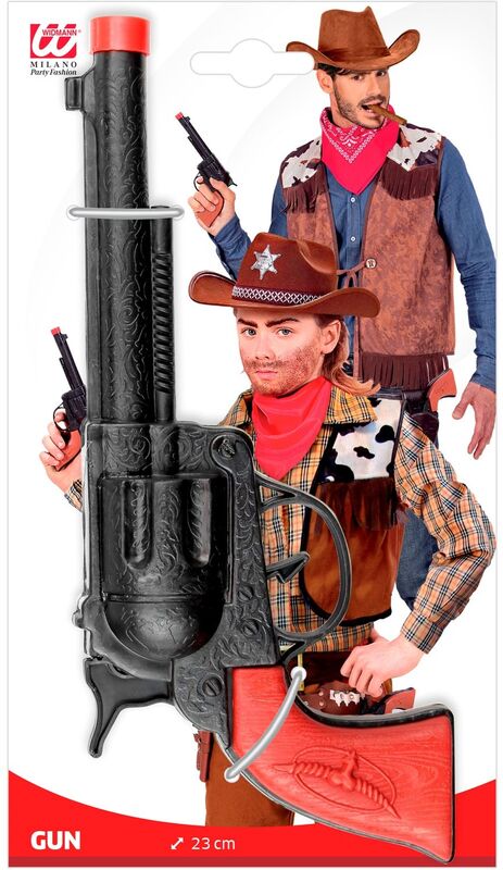 WM Όπλο Cowboy Μαύρο 23cm (27773) φωτογραφία