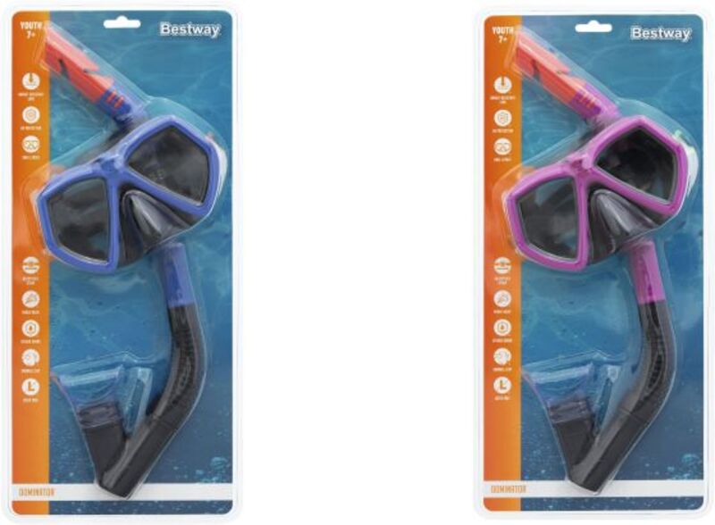Bestway Σετ Μάσκα-Αναπνευστήρα Dominator Snorkel-2 Σχέδια (24070) φωτογραφία