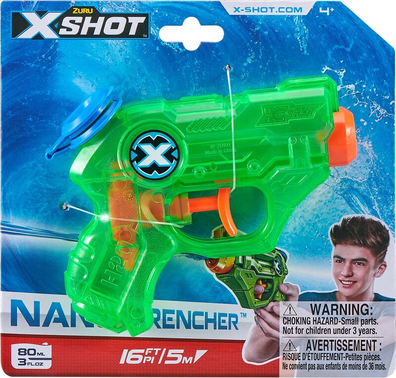 Zuru X-Shot Νεροπίστολο Nano Drencher-2 Σχέδια (5643) φωτογραφία