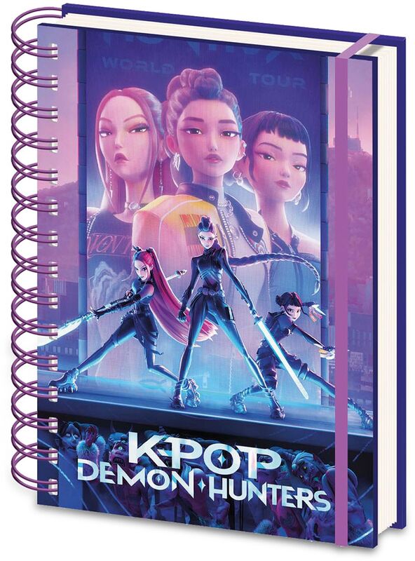 KE K-Pop Demon Hunters Σημειωματάριο A5 Σπιράλ (SR2510683)
