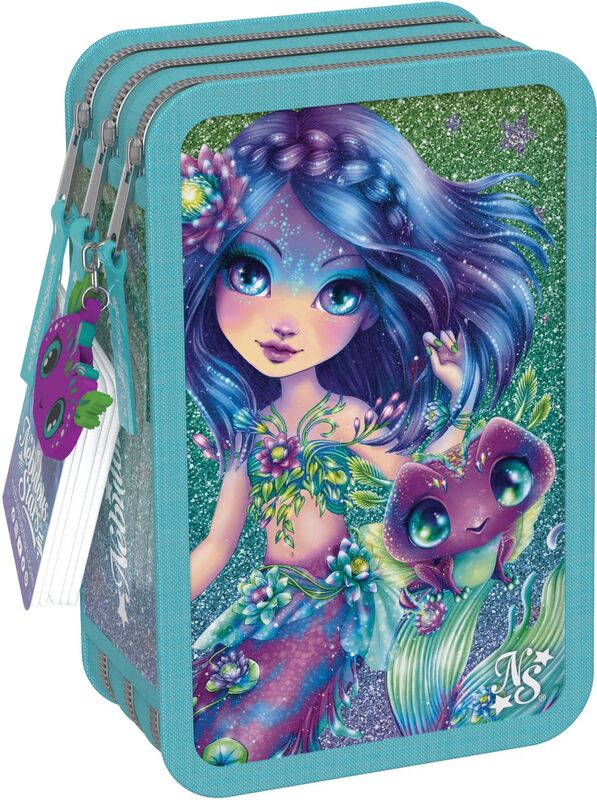 Nebulous Stars 3-Tier Pencil Case-4 Σχέδια (12601) φωτογραφία