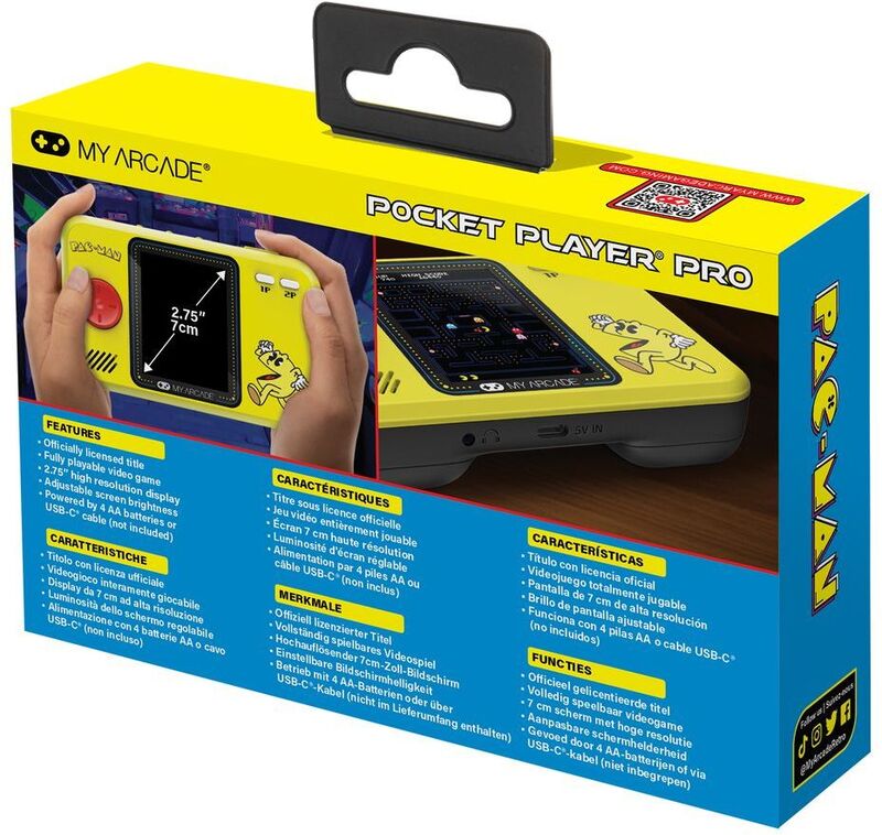 MyArcade Ηλεκτρονικό Χειρός Retro Pac-Man Pocket Player Pro (DGUNL-4198) φωτογραφία