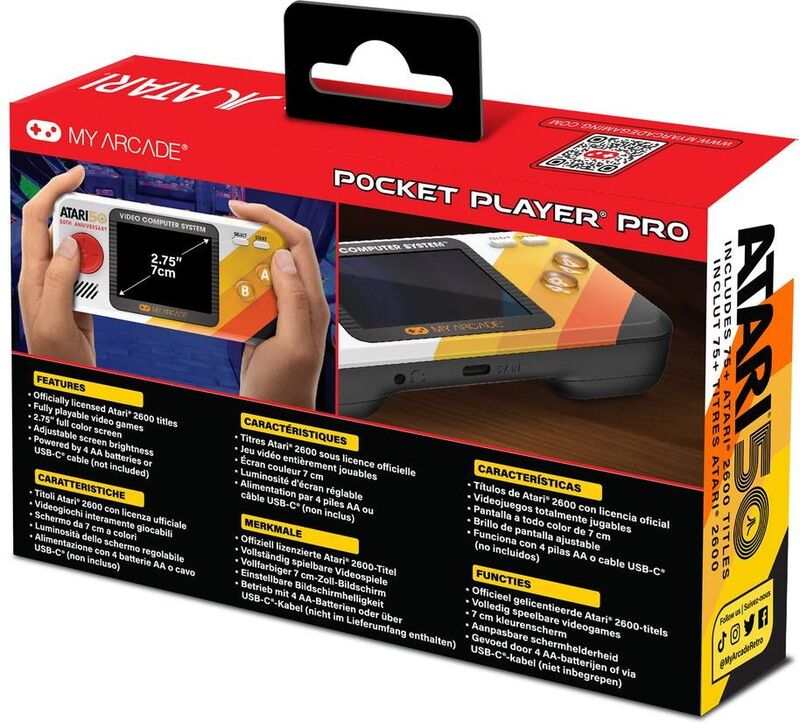 MyArcade Ηλεκτρονικό Χειρός Retro Attari Pocket Player Pro (DGUNL-7015) φωτογραφία