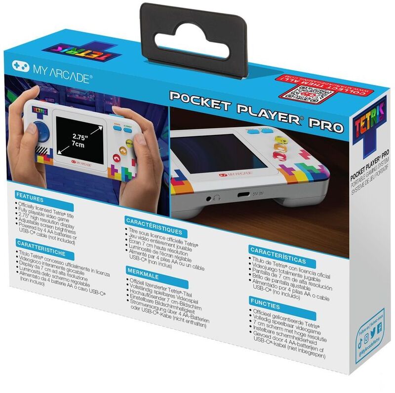 MyArcade Ηλεκτρονικό Χειρός Retro Tetris Pocket Player Pro (DGUNL-7028) φωτογραφία