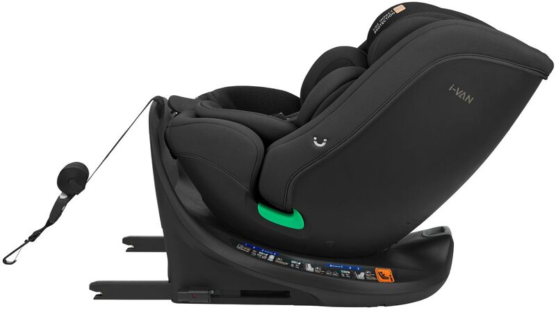 Kikkaboo Κάθισμα Αυτοκινήτου I-Van I-Size Black (31002100081) φωτογραφία