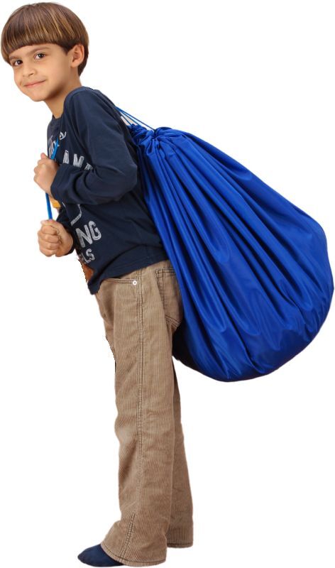 High Hope Τσάντα 2 In Storage Bag-Play Mat Blue (KD304-BLUE)