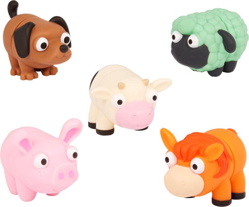 Battat Σετ Ζωάκια Sensory Mix & Match Farm (BT1840Z) - φωτογραφία 3