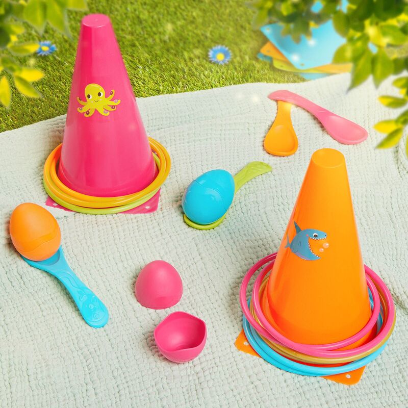 B.Toys Σετ Summer Cone With Spoon Balancing Game (BX2188Z) - φωτογραφία 5