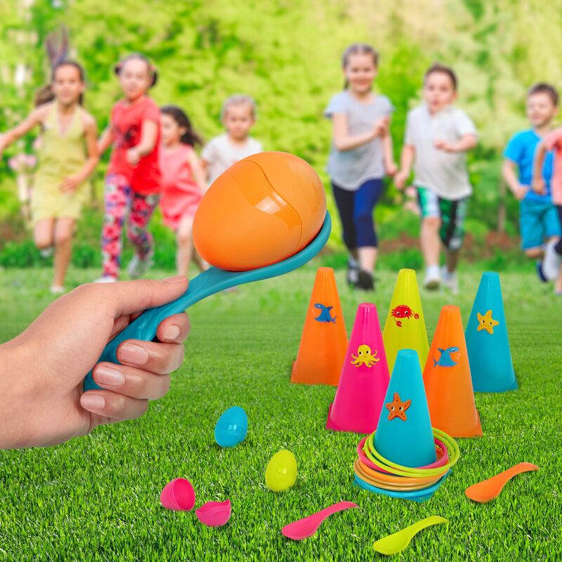 B.Toys Σετ Summer Cone With Spoon Balancing Game (BX2188Z) - φωτογραφία 6