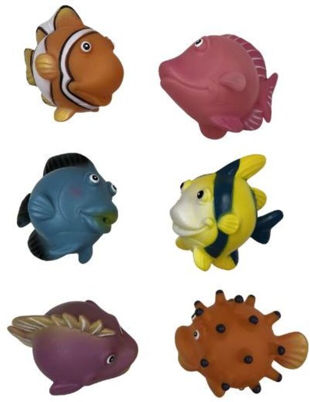 WC Τροπικά Ψάρια-6 Σχέδια-1Τμχ (2626/6)