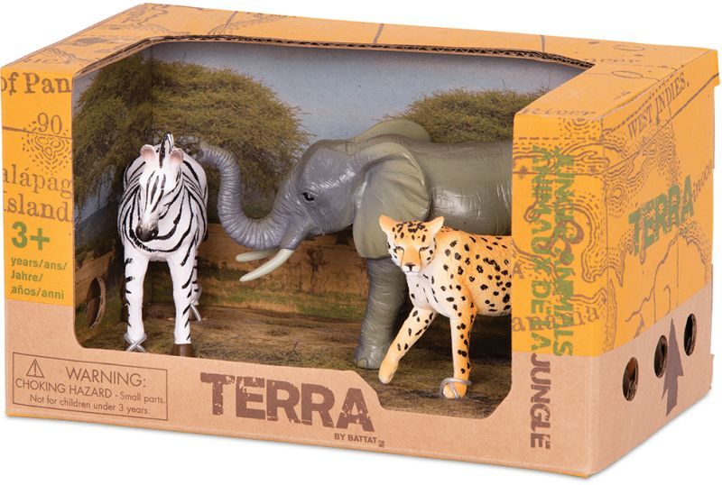 Terra Σετ Jungle Animals 3 Τμχ (AN2809Z) φωτογραφία