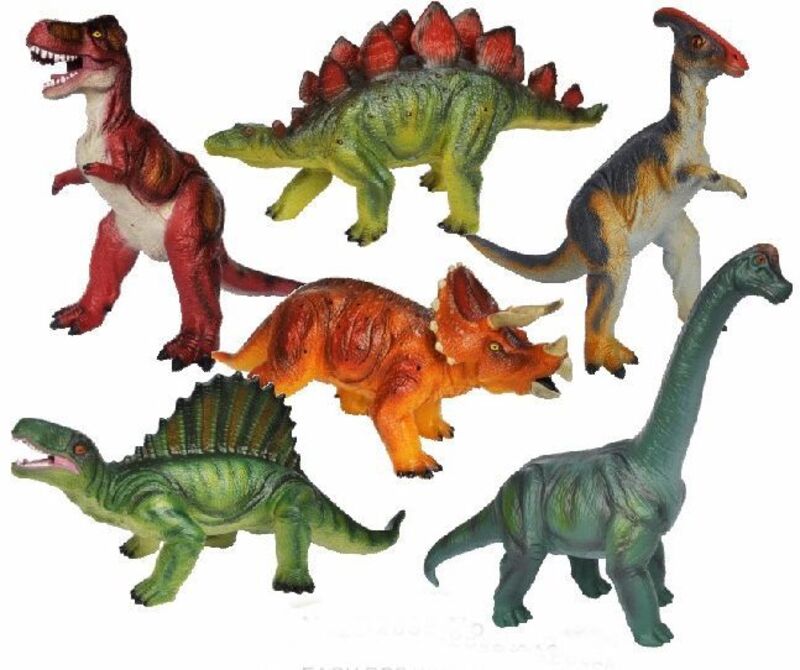 WC Δεινόσαυροι 14-17"-6 Σχέδια-1Τμχ (2899)