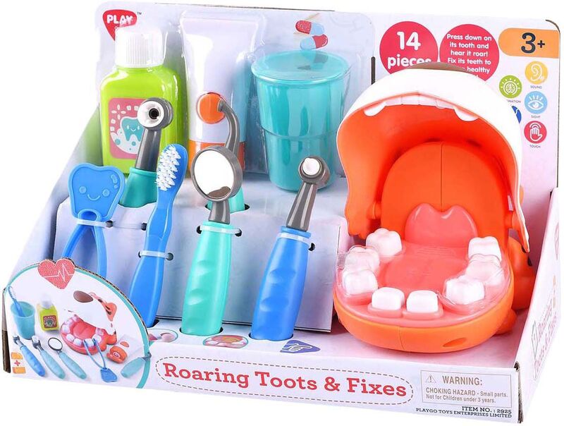 Playgo Σετ Οδοντιάτρου Roaring Toots & Fixes B/O 14Τμχ (2925) - φωτογραφία 2