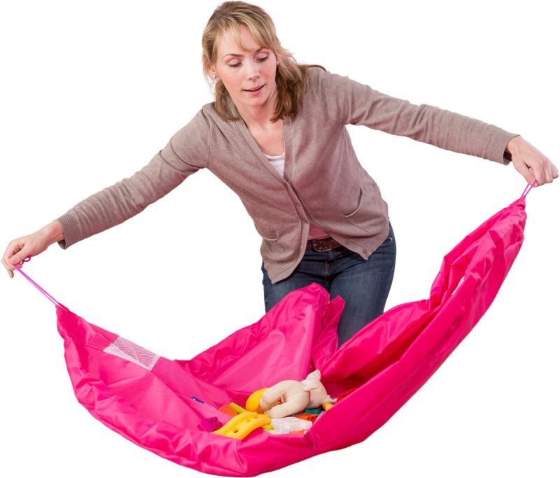High Hope Τσάντα 2 In Storage Bag-Play Mat Pink (KD304-PINK)