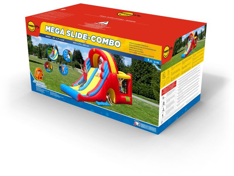 Happy Hop Φουσκωτό Τραμπολίνο Mega Slide-Combo (9082N) - φωτογραφία 2