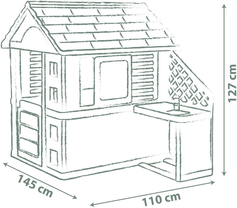 Smoby Life Nature Σπιτάκι & Κουζίνα (7/810739) φωτογραφία