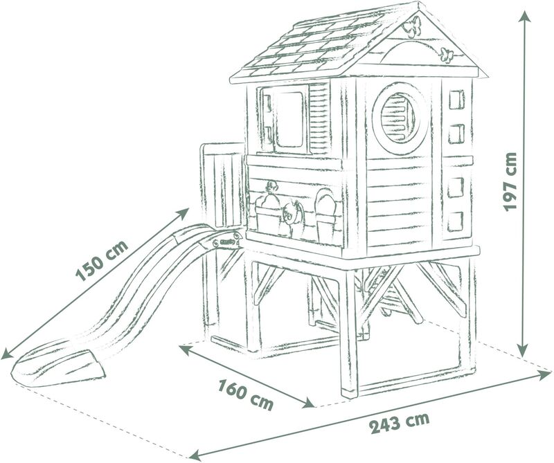 Smoby Life Stilt Σπιτάκι & Τσουλήθρα (7/810802) φωτογραφία