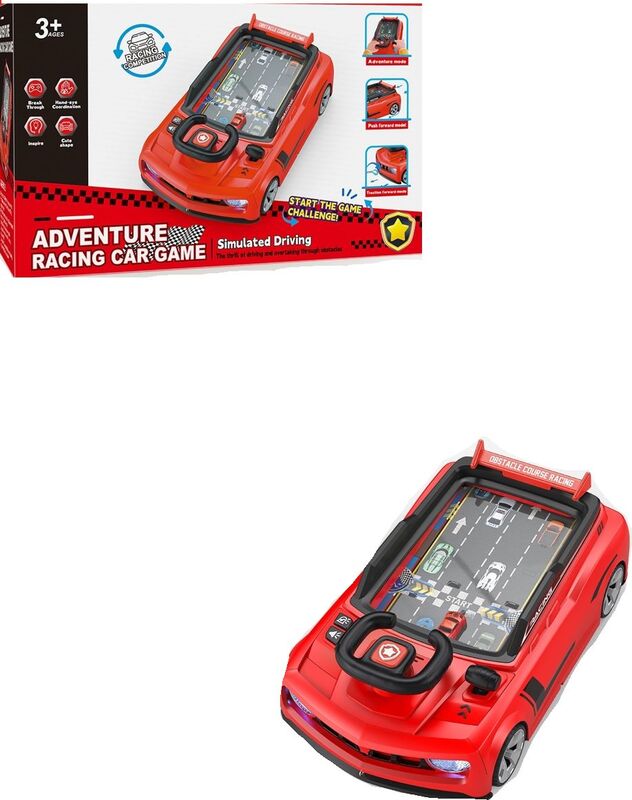 BW B/O Ηλεκτρονικό Αυτοκίνητο Με Τιμόνι-Κόκκινο With Light & Music (909E)