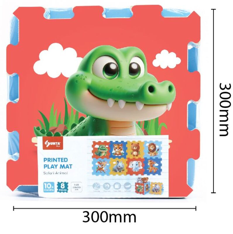 Sun Ta Παζλ Πατάκι Δαπέδου 8 Τμχ-Ζωάκια (3411) φωτογραφία