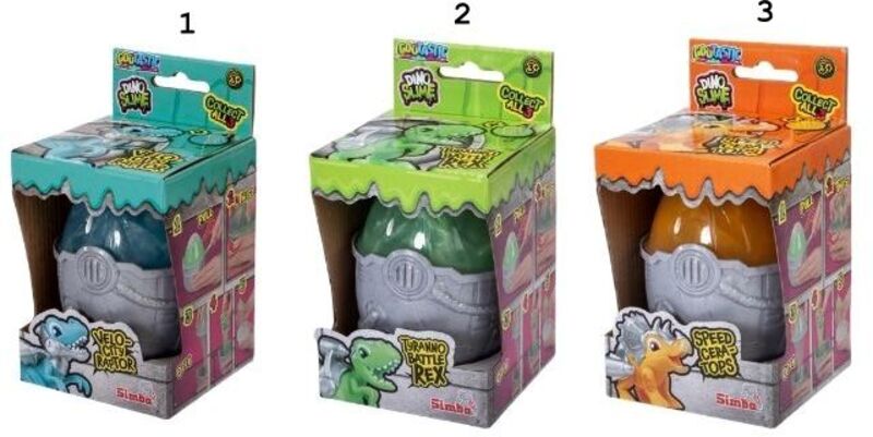 Simba Dino Gootastic Slime Αυγά Δεινοσαύρου & Φιγούρα-3 Σχέδια (104342660) - φωτογραφία 2