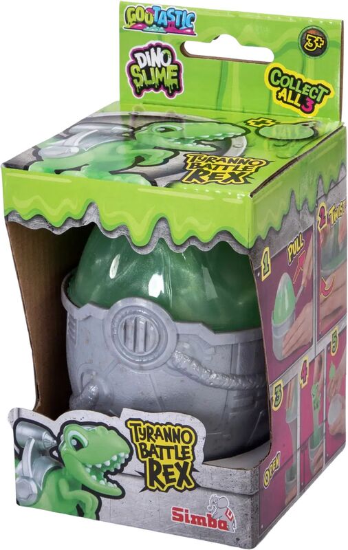 Simba Dino Gootastic Slime Αυγά Δεινοσαύρου & Φιγούρα-3 Σχέδια (104342660) - φωτογραφία 4