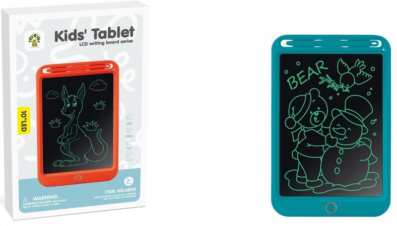 BW Tablet Writing Board LCD 8.5''-2 Σχέδια-1Τμχ (6801A)